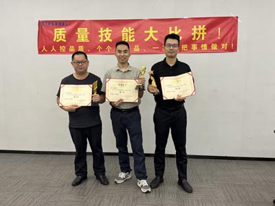 Everyone upholds quality; every individual masters product knowledge