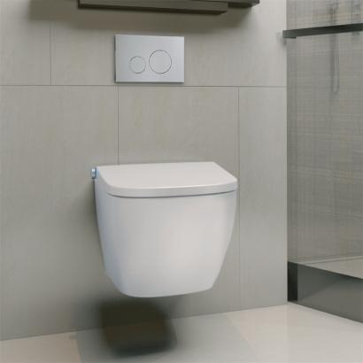smart toilet with thick cistern