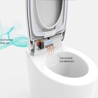 professioneller luftfrischer Toilettensitz Harnstoffsitz Desodorierung Sitz, um den Geruch loszulassen