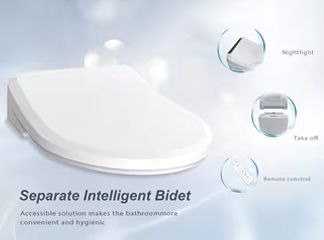 Oceanwell E552 Smart-Toilettensitz: Seitliche Tastensteuerung und erweitertes Design definieren Hygiene neu