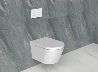 Oceanwell Light Luxury Wand-WC mit intelligenter Technologie: Erleben Sie professionellen Komfort im Badezimmer.